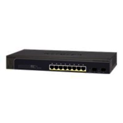NetGear ProSAFE 8-port 10/100/1000 PoE Smart Switch with 2 SFP Ports NetGear ProSAFE 8-port 10/100/1000 PoE Smart Switch with 2 SFP Ports